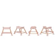 Scaun De Masa 4in1 Pentru Bebelusi Si Copii, Eatan Wood, Inaltime Ajustabila, Varsta 0-15 Kg, Centura De Siguranta In 5 Puncte, Depozitare, Roz Pjbkrwyeat01a0