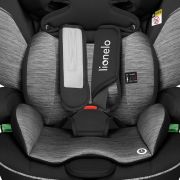 Scaun auto, Lionelo, Levi i-Size, Universal, Instalare FWF, Cu tetiera reglabila in 10 pozitii, Cu spatar detasabil, 76-150 cm, Conform cu R129, Gri BYNLO-LEVI_I-SIZE_BLACK_GREY
