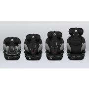 Scaun auto, Lionelo, Levi i-Size, Universal, Instalare FWF, Cu tetiera reglabila in 10 pozitii, Cu spatar detasabil, 76-150 cm, Conform cu R129, Gri BYNLO-LEVI_I-SIZE_BLACK_GREY