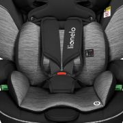 Scaun auto, Lionelo, Levi i-Size, Universal, Instalare FWF, Cu tetiera reglabila in 10 pozitii, Cu spatar detasabil, 76-150 cm, Conform cu R129, Gri BYNLO-LEVI_I-SIZE_BLACK_GREY