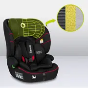 Scaun auto, Lionelo, Levi i-Size, Universal, Instalare FWF, Cu tetiera reglabila in 10 pozitii, Cu spatar detasabil, 76-150 cm, Conform cu R129, Negru BYNLO-LEVI_I-SIZE_SPORTY_BLACK