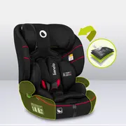 Scaun auto, Lionelo, Levi i-Size, Universal, Instalare FWF, Cu tetiera reglabila in 10 pozitii, Cu spatar detasabil, 76-150 cm, Conform cu R129, Negru BYNLO-LEVI_I-SIZE_SPORTY_BLACK