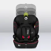 Scaun auto, Lionelo, Levi i-Size, Universal, Instalare FWF, Cu tetiera reglabila in 10 pozitii, Cu spatar detasabil, 76-150 cm, Conform cu R129, Negru BYNLO-LEVI_I-SIZE_SPORTY_BLACK