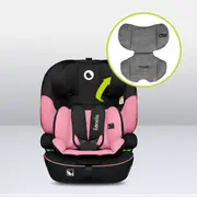 Scaun auto, Lionelo, Levi i-Size, Universal, Instalare FWF, Cu tetiera reglabila in 10 pozitii, Cu spatar detasabil, 76-150 cm, Conform cu R129, Roz BYNLO-LEVI_I-SIZE_PINK_BABY