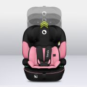 Scaun auto, Lionelo, Levi i-Size, Universal, Instalare FWF, Cu tetiera reglabila in 10 pozitii, Cu spatar detasabil, 76-150 cm, Conform cu R129, Roz BYNLO-LEVI_I-SIZE_PINK_BABY