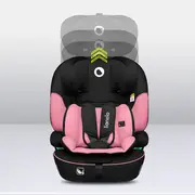 Scaun auto, Lionelo, Levi i-Size, Universal, Instalare FWF, Cu tetiera reglabila in 10 pozitii, Cu spatar detasabil, 76-150 cm, Conform cu R129, Roz BYNLO-LEVI_I-SIZE_PINK_BABY