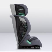 Scaun auto, Lionelo, i-Size Igo, 100- 150 cm, Cu isofix, Protectie laterala, Ajustare spatar in 2 pozitii, Tetiera Tri-Guard reglabila in 11 pozitii, Conform cu standardul european de securitate R129, Gri BYNLO-IGO_I-SIZE_GREY_GRAPHITE