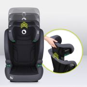 Scaun auto, Lionelo, i-Size Igo, 100- 150 cm, Cu isofix, Protectie laterala, Ajustare spatar in 2 pozitii, Tetiera Tri-Guard reglabila in 11 pozitii, Conform cu standardul european de securitate R129, Gri BYNLO-IGO_I-SIZE_GREY_GRAPHITE