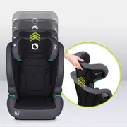 Scaun auto, Lionelo, i-Size Igo, 100- 150 cm, Cu isofix, Protectie laterala, Ajustare spatar in 2 pozitii, Tetiera Tri-Guard reglabila in 11 pozitii, Conform cu standardul european de securitate R129, Gri BYNLO-IGO_I-SIZE_GREY_GRAPHITE