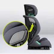 Scaun auto, Lionelo, i-Size Igo, 100- 150 cm, Cu isofix, Protectie laterala, Ajustare spatar in 2 pozitii, Tetiera Tri-Guard reglabila in 11 pozitii, Conform cu standardul european de securitate R129, Gri BYNLO-IGO_I-SIZE_GREY_GRAPHITE