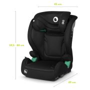 Scaun auto, Lionelo, i-Size Igo, 100- 150 cm, Cu isofix, Protectie laterala, Ajustare spatar in 2 pozitii, Tetiera Tri-Guard reglabila in 11 pozitii, Conform cu standardul european de securitate R129, Negru BYNLO-IGO_I-SIZE_BLACK_CARBON