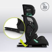 Scaun auto, Lionelo, i-Size Igo, 100- 150 cm, Cu isofix, Protectie laterala, Ajustare spatar in 2 pozitii, Tetiera Tri-Guard reglabila in 11 pozitii, Conform cu standardul european de securitate R129, Negru BYNLO-IGO_I-SIZE_BLACK_CARBON