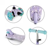 Trotineta Copii, Reglabila, Roti Luminoase, Uno Kitty, 3+ Ani, Pana La 25 Kg, Kidwell Pjbhubauno02a2