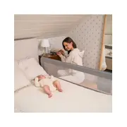 Bariera de siguranta rabatabila pentru pat, Momi Lexi Plus - Beige KRTAKCE00064