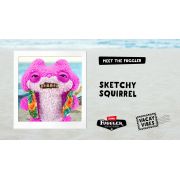 Fuggler - Jucarie de plus, 23 cm - Ciudateii in vacanta, Sketchy Squirrel - pink BKF15714A