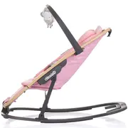 Scaunel balansoar chipolino senso pink marshmallow wood hubsheso0254pm