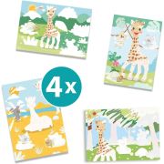 Set de colorat cu apa - girafa sophie sa14490