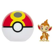 Pokemon - Set 2 figurine Clip n Go, Chimchar with Repeat Ball W19 BKFPKW3640