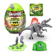 Smashers - Mini Ou surpriza cu peste 6 accesorii, Dino Jurassic Light-Up BKF74107