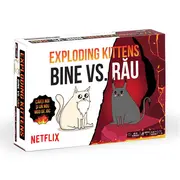 Joc de societate Exploding Kittens: BINE vs RAU BKFEKIEK12RO