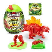 Smashers - Mini Ou surpriza cu peste 6 accesorii, Dino Jurassic Light-Up BKF74107