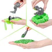 Smashers - Mega Ou surpriza cu peste 26 accesorii, Dino Jurassic Light-Up BKF74108