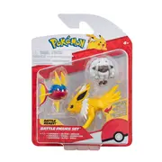 Pokemon - Set 3 figurine de actiune, (Wooloo & Carvanha & Jolteon) S16 BKFPKW3050