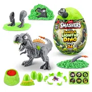 Smashers - Mega Ou surpriza cu peste 26 accesorii, Dino Jurassic Light-Up BKF74108
