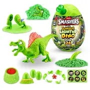 Smashers - Mega Ou surpriza cu peste 26 accesorii, Dino Jurassic Light-Up BKF74108