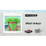 Fuggler - Jucarie de plus, 23 cm - Ciudateii in vacanta, Smiley O Riley - green BKF15714K