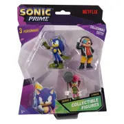 Sonic Prime - Set 3 figurine, blister, diverse modele, S2 BKFSON2220