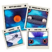 Fuggler - Jucarie de plus, 9 cm - Bebe ciudatei, Wide Eyed Weirdo BKF15703B