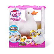Pets Alive - Jucarie de plus interactiva, Mama Rata si bobocii sai BKF9548