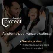 Baza scaun auto i-Size, Lionelo, Moxie, Rotativa 360, Cu isofix si picior stabilizator, Cu indicatori pentru instalare corecta, Negru BYNLO-MOXIE_I-SIZE_BASE_BLACK