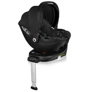 Baza scaun auto i-Size, Lionelo, Moxie, Rotativa 360, Cu isofix si picior stabilizator, Cu indicatori pentru instalare corecta, Negru BYNLO-MOXIE_I-SIZE_BASE_BLACK