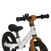 Bicicleta fara pedale, Lionelo, Toni, Cu ghidon si sa reglabile, Ultra usoara, 2.8 Kg, 18 luni+, Sustine 30 kg, Conform cu standardul EN71-1/2/3, Certificata TUV SUD, Bej BYNLO-TONI_BEIGE_SAND