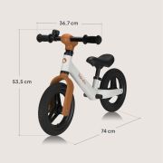 Bicicleta fara pedale, Lionelo, Toni, Cu ghidon si sa reglabile, Ultra usoara, 2.8 Kg, 18 luni+, Sustine 30 kg, Conform cu standardul EN71-1/2/3, Certificata TUV SUD, Bej BYNLO-TONI_BEIGE_SAND