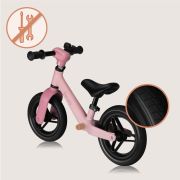 Bicicleta fara pedale, Lionelo, Toni, Cu ghidon si sa reglabile, Ultra usoara, 2.8 Kg, 18 luni+, Sustine 30 kg, Conform cu standardul EN71-1/2/3, Certificata TUV SUD, Roz BYNLO-TONI_PINK_ROSE