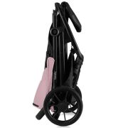 Carucior sport, Lionelo, Mira, Maner reglabil in 5 pozitii, Spatar si suport de picioare reglabile, Plasa de tantari si suport biberon incluse, Pana la 22 kg, 6 luni+, Conform cu EN1888-1, EN1888-2, Testare SGS, Roz BYNLO-MIRA_PINK_ROSE