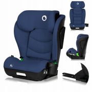 Scaun auto i-Size, Lionelo, Neal, Spatar reglabil in 4 pozitii, Tetiera in 10 pozitii, Suport sticla inclus, 15-36 Kg, 100-150 cm, Cu Isofix, Conform ECE R129, Albastru BYNLO-NEAL_I-SIZE_BLUE_NAVY