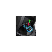 Scaun birou ergonomic OFF987, mesh, mecanism a-sincron, cotiere reglabile, 110 kg, negru DRM10648