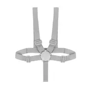 Scaun de masa, Lionelo, Dalia, 2 in 1, Transformabil, Cu 2 suporturi pentru picioare, Cu tavita detasabila, Sustine 60 kg, 6 luni+, Conform cu EN14988, Gri Stone BYNLO-DALIA_GREY_STONE