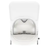 Scaun de masa, Lionelo, Dalia, 2 in 1, Transformabil, Cu 2 suporturi pentru picioare, Cu tavita detasabila, Sustine 60 kg, 6 luni+, Conform cu EN14988, Gri Stone BYNLO-DALIA_GREY_STONE