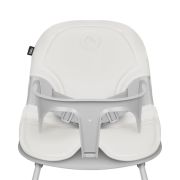Scaun de masa, Lionelo, Dalia, 2 in 1, Transformabil, Cu 2 suporturi pentru picioare, Cu tavita detasabila, Sustine 60 kg, 6 luni+, Conform cu EN14988, Gri Stone BYNLO-DALIA_GREY_STONE