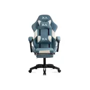 Scaun gaming OFF 295, spatar reglabil, suport picioare, stofa, robust, cadru polipropilena, rabatabil, 100 kg DRM10643