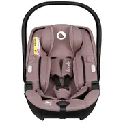 Scoica auto, Lionelo, Moxie, i-Size, 40-87 cm, Tetiera reglabila, intarita cu spuma de memorie, Carcasa ventilata, Din bambus, Protectie avansata, Conform cu R129, Mov BYNLO-MOXIE_I-SIZE_PINK_MAUVE