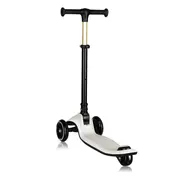 Trotineta pentru copii, Lionelo, Mey, Ultrapliabila, Cu lumini si cosulet, Maner ajustabil pe inaltime, 3 ani+, Pana la 50 Kg, Ultra usor, 2.8 kg, Conform cu standardul EN71-1/2/3, Certificata Intertek, Bej BYNLO-MEY_BEIGE_SAND