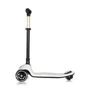 Trotineta pentru copii, Lionelo, Mey, Ultrapliabila, Cu lumini si cosulet, Maner ajustabil pe inaltime, 3 ani+, Pana la 50 Kg, Ultra usor, 2.8 kg, Conform cu standardul EN71-1/2/3, Certificata Intertek, Bej BYNLO-MEY_BEIGE_SAND