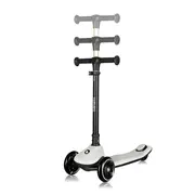 Trotineta pentru copii, Lionelo, Mey, Ultrapliabila, Cu lumini si cosulet, Maner ajustabil pe inaltime, 3 ani+, Pana la 50 Kg, Ultra usor, 2.8 kg, Conform cu standardul EN71-1/2/3, Certificata Intertek, Bej BYNLO-MEY_BEIGE_SAND