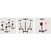 Trotineta pentru copii, Lionelo, Mey, Ultrapliabila, Cu lumini si cosulet, Maner ajustabil pe inaltime, 3 ani+, Pana la 50 Kg, Ultra usor, 2.8 kg, Conform cu standardul EN71-1/2/3, Certificata Intertek, Roz BYNLO-MEY_PINK_ROSE